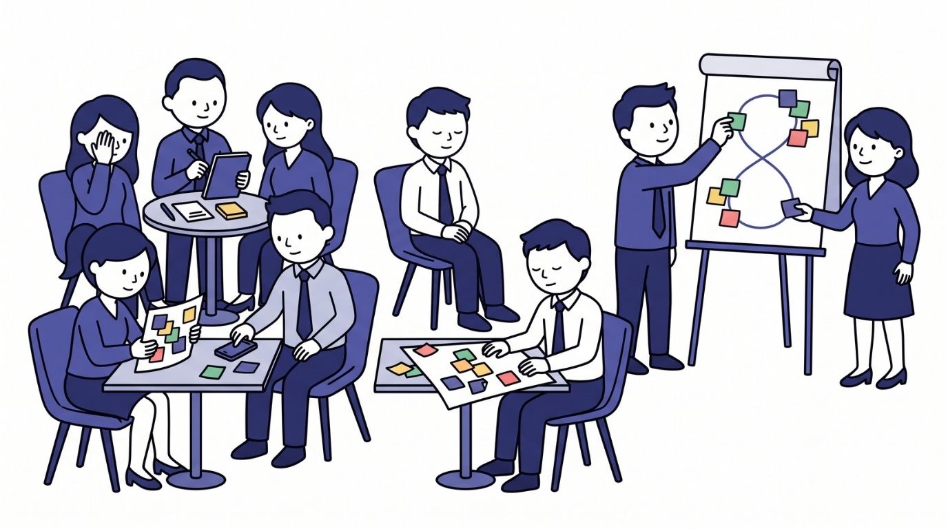 Time and focus illustration