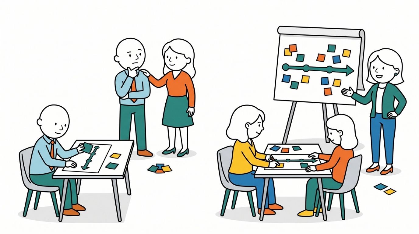 Leading through any change illustration