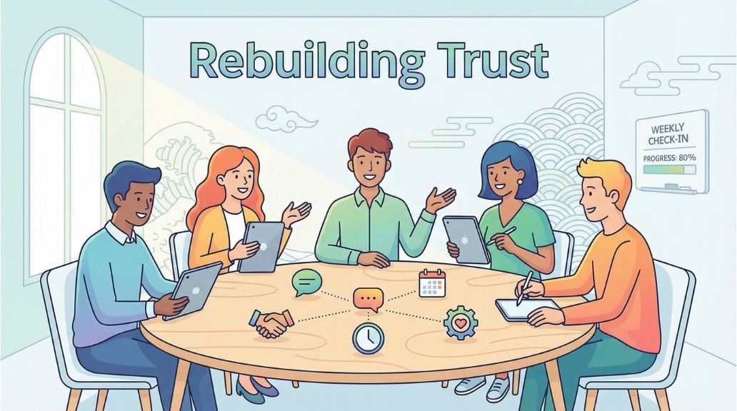 Rebuilding Trust Through Small Commitments
