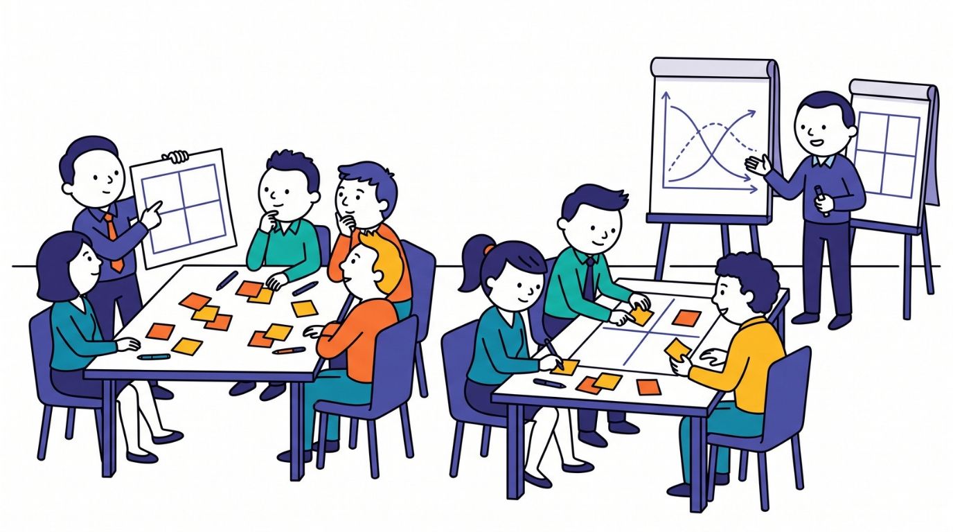 Leading through uncertainty illustration